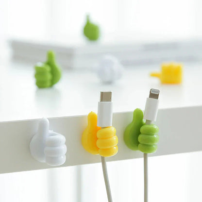 Suporte de mão organizador para cabos e fios