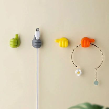 Suporte de mão organizador para cabos e fios