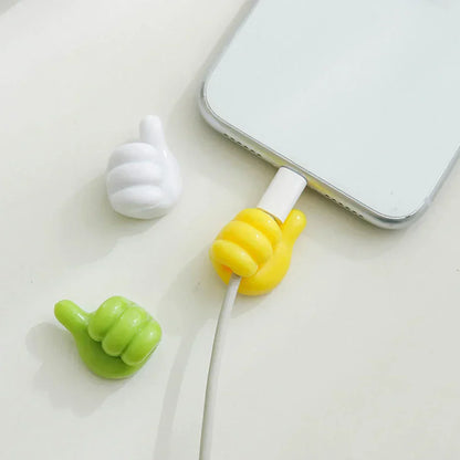 Suporte de mão organizador para cabos e fios